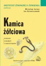 Kamica żółciowa PZWL. Autor: Mirosław Jarosz, Jan Dzieniszewski. Dadada.pl Okładka książki Kamica żółciowa PZWL