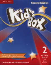 Kids Box 2 Activity Book with online resources. Autor: Nixon Caroline, Tomlinson Michael. Dadada.pl Okładka książki Kids Box 2 Activity Book with online resources