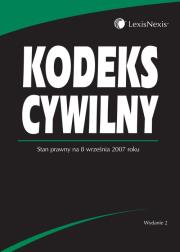 Kodeks cywilny. Wydawca: LexisNexis. Dadada.pl Opakowanie Kodeks cywilny
