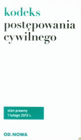 Opakowanie Kodeks postępowania cywilnego