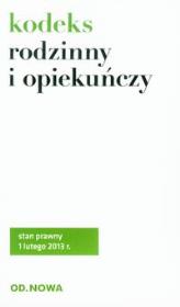Kodeks rodzinny i opiekuńczy. Autor: Lech Krzyżanowski. Dadada.pl Okładka książki Kodeks rodzinny i opiekuńczy