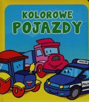 Kolorowe pojazdy. Autor: Kozłowska Urszula. Dadada.pl Okładka książki Kolorowe pojazdy