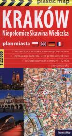 Kraków Niepołomice, Skawina, Wieliczka foliowany plan miasta 1:22 000. Wydawca: ExpressMap. Dadada.pl Opakowanie Kraków Niepołomice, Skawina, Wieliczka foliowany plan miasta 1:22 000