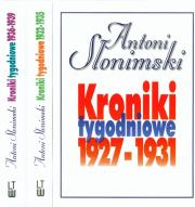 Kroniki tygodniowe. Słonimski. Autor: Słonimski Antoni. Dadada.pl Okładka książki Kroniki tygodniowe. Słonimski