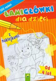 Łamigłówki dla dzieci z naklejkami. Wydawca: Schwager & Steinlein Verlag. Dadada.pl Opakowanie Łamigłówki dla dzieci z naklejkami