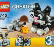 Lego Creator 3in1 Zabawa w kotka i myszkę. Wydawca: Alegoria. Dadada.pl Opakowanie Lego Creator 3in1 Zabawa w kotka i myszkę