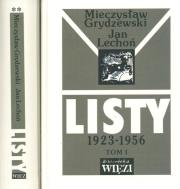 Listy 1923-1956 Tom 1/2. Autor: Grydzewski Mieczysław, Lechoń Jan. Dadada.pl Okładka książki Listy 1923-1956 Tom 1/2