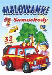 Malowanki - Samochody. Autor: praca zbiorowa. Dadada.pl Okładka książki Malowanki - Samochody