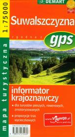 Okładka książki Mapa Turs. Suwalszczyzna DEMART