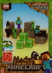 Opakowanie Minecraft Papercraft Zestaw Mobów Nieprzyjaciół