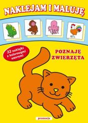 Okładka książki Naklejam i Maluję - Poznaję zwierzęta w.2011
