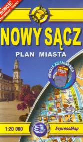 Okładka książki Nowy Sącz 1:20 000 - plan miasta