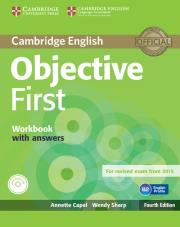 Okładka książki Objective First Workbook with Answers + CD