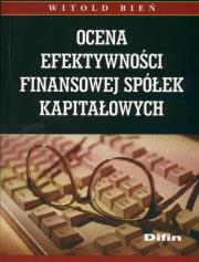Okładka książki Ocena efektywności finansowej spółek kapitałowych