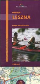 Okładka książki Okolice Leszna Mapa turystyczna 1:85 000