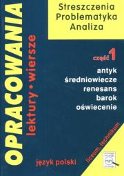 Opracowania LO 1 GREG. Autor: Dorota Stopka. Dadada.pl Okładka książki Opracowania LO 1 GREG