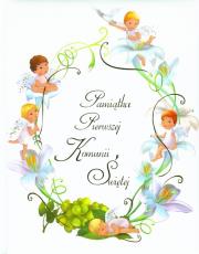 Okładka książki Pamiątka Pierwszej Komunii Świętej aniołki w.2011