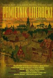 Opakowanie Pamiętnik Literacki 1/2014