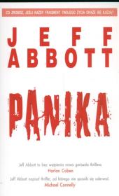 Panika. Autor: Abbott Jeff. Dadada.pl Okładka książki Panika