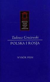 Polska i Rosja. Autor: Grużewski Tadeusz. Dadada.pl Okładka książki Polska i Rosja