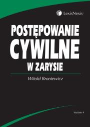 Okładka książki Postępowanie cywilne w zarysie
