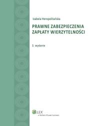 Okładka książki Prawne zabezpieczenia zapłaty wierzytelności