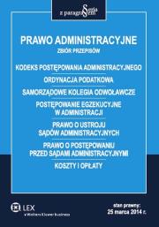Prawo administracyjne Zbiór przepisów. Autor: Puton Kinga. Dadada.pl Okładka książki Prawo administracyjne Zbiór przepisów