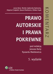 Okładka książki Prawo autorskie i prawa pokrewne Komentarz