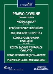 Okładka książki Prawo cywilne Zbiór przepisów