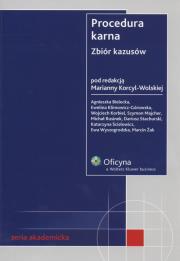 Procedura karna Zbiór kazusów. Wydawca: Wolters Kluwer. Dadada.pl Opakowanie Procedura karna Zbiór kazusów