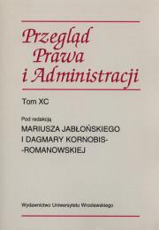Opakowanie Przegląd prawa i administracji Tom 90
