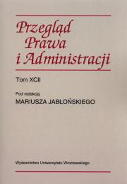 Opakowanie Przegląd prawa i administracji Tom 92