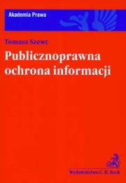 Okładka książki Publicznoprawna ochrona informacji