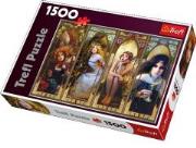 Okładka książki Puzzle 1500 Fantasy kolaż TREFL