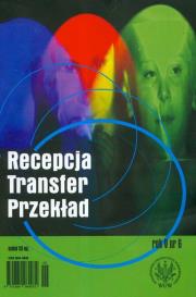 Opakowanie Recepcja Transfer Przekład t.6