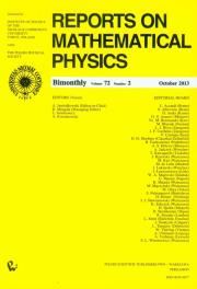 Opakowanie Reports on Mathematical Physics 72/2