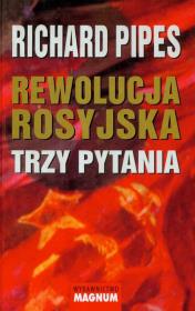 Okładka książki Rewolucja rosyjska Trzy pytania