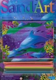 Opakowanie Sand Art Sztuka malowania piaskiem Delfin