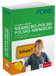 Okładka książki Słownik szkolny niem-pol, pol-niem PONS