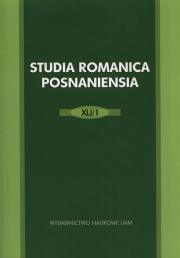 Opakowanie Studia Romanica Posnaniensia XLI/1