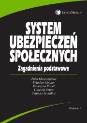 Okładka książki System ubezpieczeń społecznych Zagadnienia podstawowe
