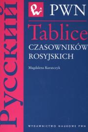 Tablice czasowników rosyjskich. Autor: Kuratczyk Magdalena. Dadada.pl Okładka książki Tablice czasowników rosyjskich