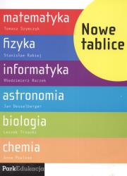 Okładka książki Tablice. NOWE  Mat-fizy-infor-biol-chem PARK/PWN