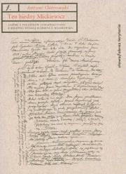 Okładka książki Ten biedny Mickiewicz