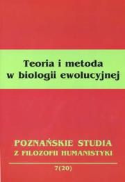 Okładka książki Teoria i metoda w biologii ewolucyjnej