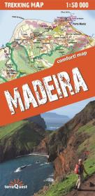 Okładka książki Trekking map Madeira 1:50 000