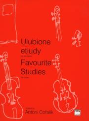 Ulubione etiudy na skrzypce PWM. Autor: Cofalik Antoni. Dadada.pl Okładka książki Ulubione etiudy na skrzypce PWM