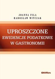 Okładka książki Uproszczone ewidencje podatkowe w gastronomii