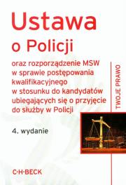 Ustawa o Policji. Autor: Aneta Flisek. Dadada.pl Okładka książki Ustawa o Policji