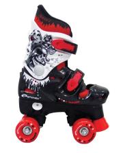 Wrotki Quadro rozmiar 34-36 czarne. Wydawca: Spokey. Dadada.pl Opakowanie Wrotki Quadro rozmiar 34-36 czarne